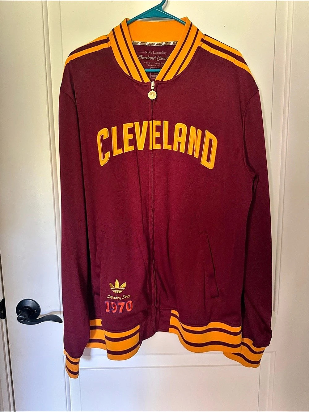 Adidas NBA Legendary Cleveland Cavaliers Varsity Jacket